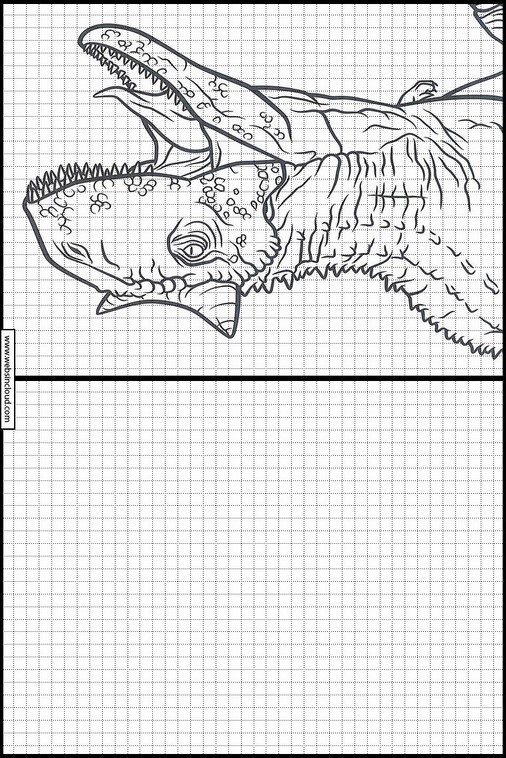 Jurassic World Zeichnen Lernen Fur Kindern 19