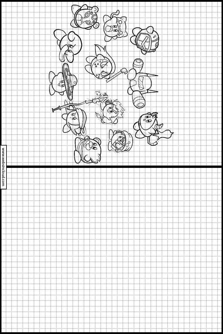 Dibujos Faciles de Hacer Aprender a Dibujar Kirby de las estrellas 5