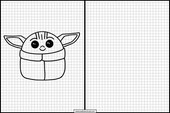 Mandaloriánské Miminko Yoda 10