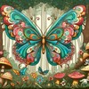쉽게 할 수 있는 그림  나비 - 동물 나비 - 동물