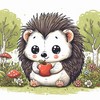 쉽게 할 수 있는 그림  산豬 - 동물 산豬 - 동물