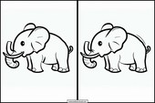 Éléphants - Animaux 4