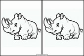 Rhinocéros - Animaux 1