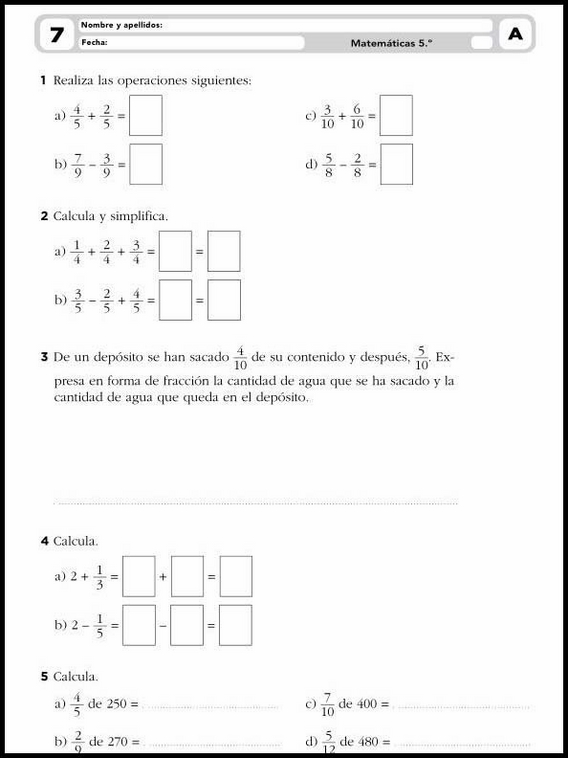 Esercizi di matematica per bambini di 10 anni 13