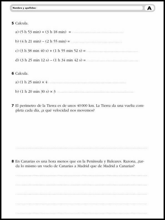 10 años 5º Educacion Primaria Ampliacion 18