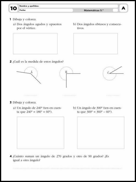 Maths Worksheets for 10-Year-Olds 19