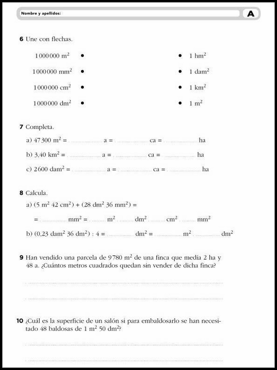 Maths Worksheets for 10-Year-Olds 22