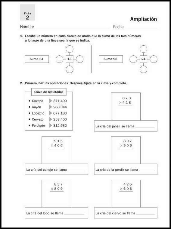 Exercices de mathématiques pour enfants de 10 ans 26