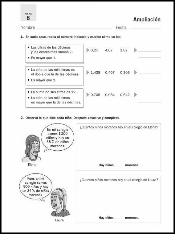 Esercizi di matematica per bambini di 10 anni 32