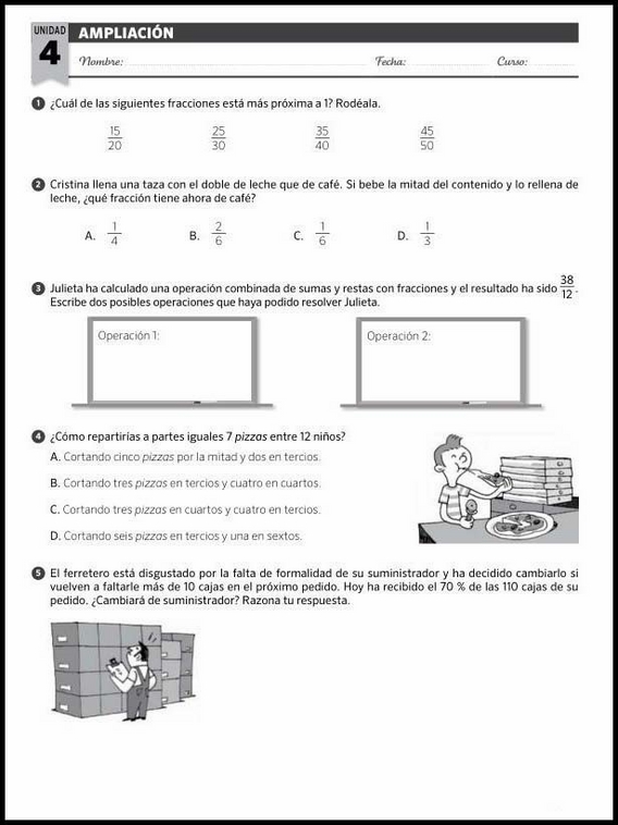 Matematikuppgifter för 10-åringar 42