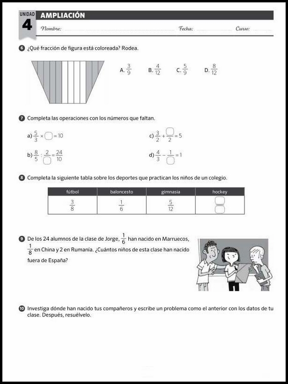 Mathe-Arbeitsblätter für 10-Jährige 43