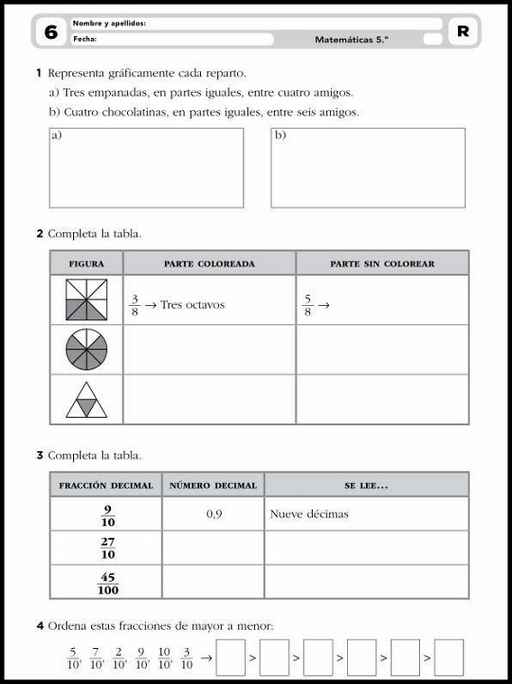 Entraînements de mathématiques pour enfants de 10 ans 11