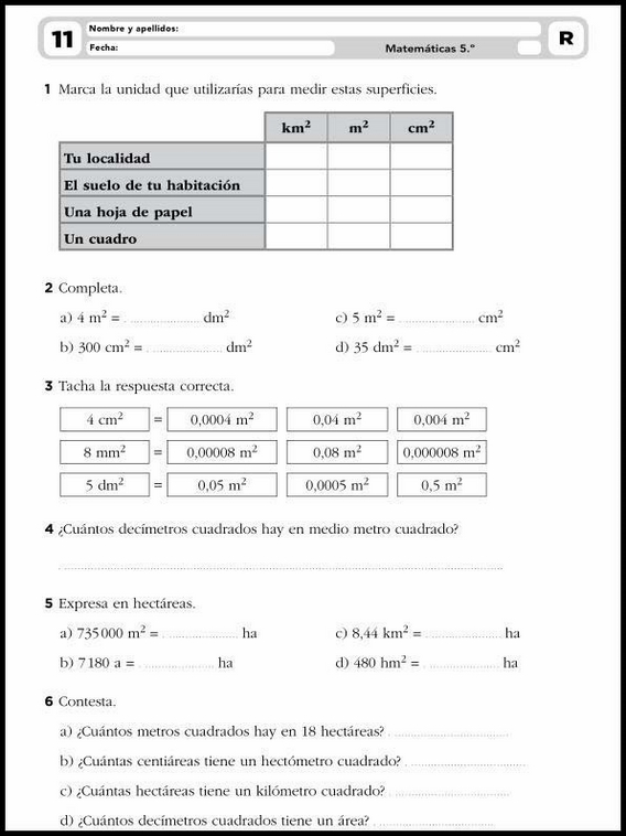 Exercícios de matemática para crianças de 10 anos 21