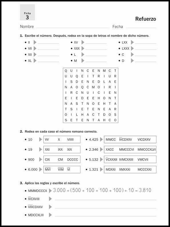Exercícios de matemática para crianças de 10 anos 27