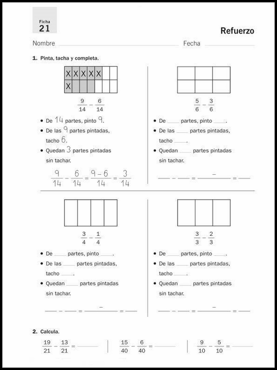 Entraînements de mathématiques pour enfants de 10 ans 45