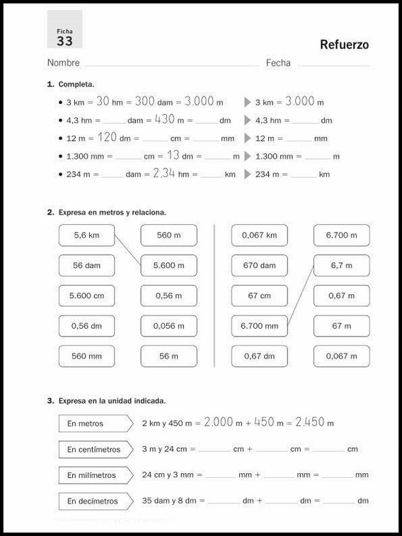 Exercícios de matemática para crianças de 10 anos 57