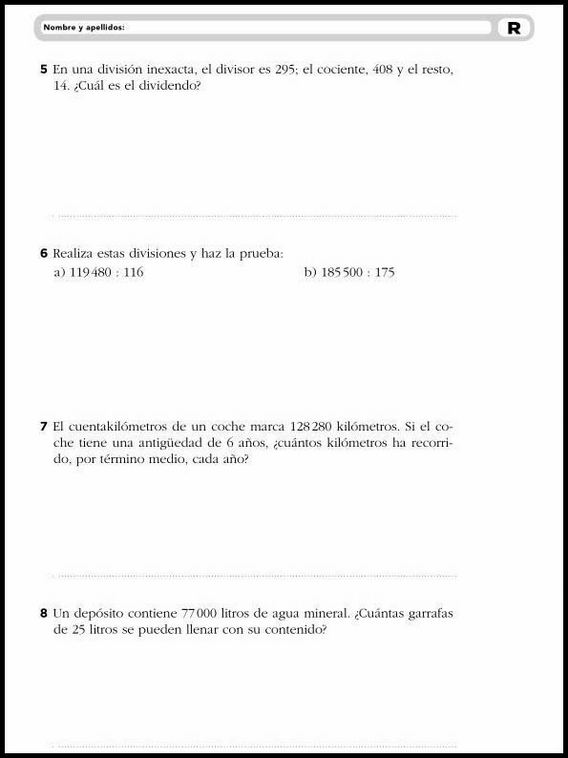 Exercícios de matemática para crianças de 10 anos 6