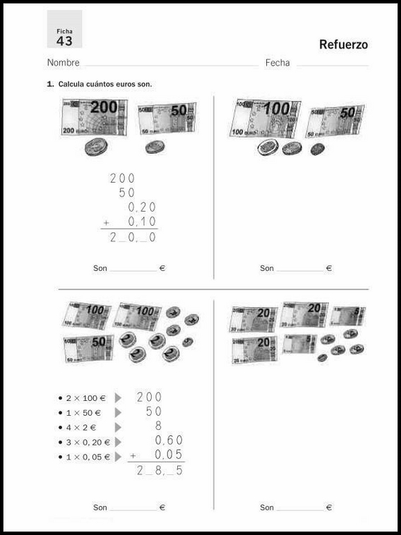 Exercícios de matemática para crianças de 10 anos 67