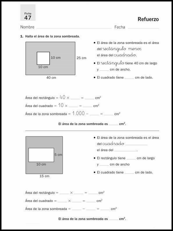 10 años 5º Educacion Primaria Refuerzo 71