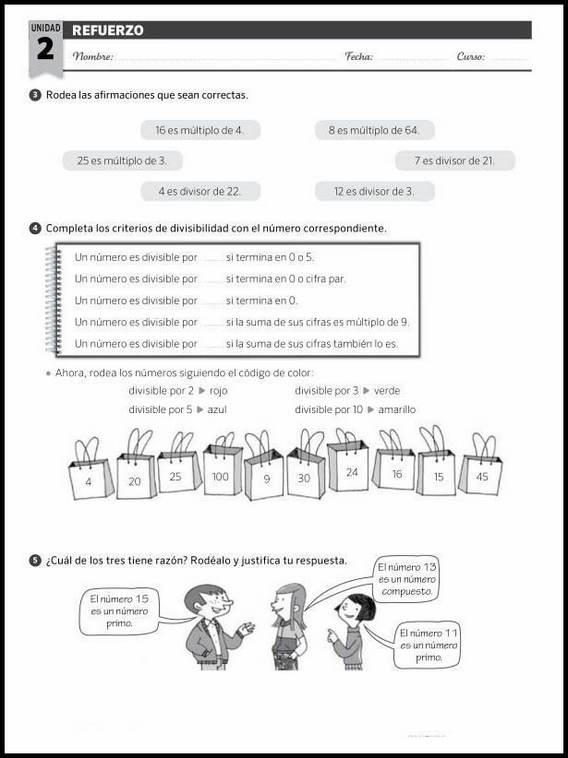 10 años 5º Educacion Primaria Refuerzo 75