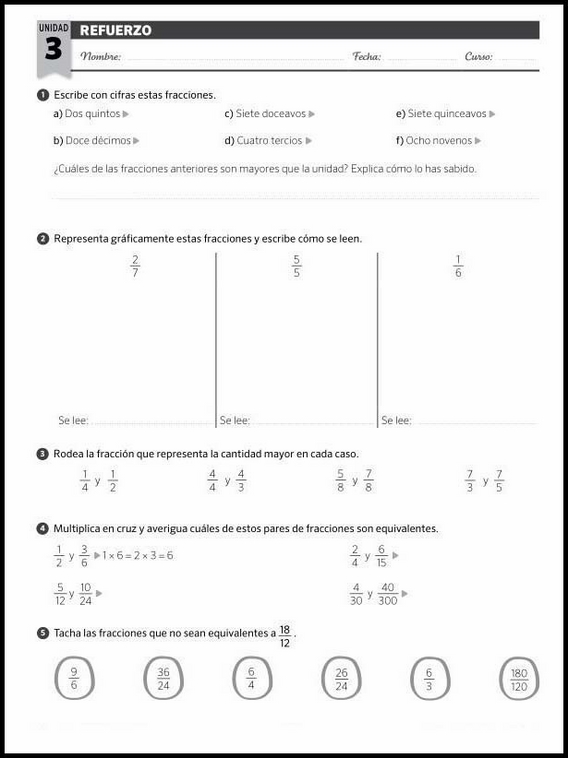 Exercícios de matemática para crianças de 10 anos 76