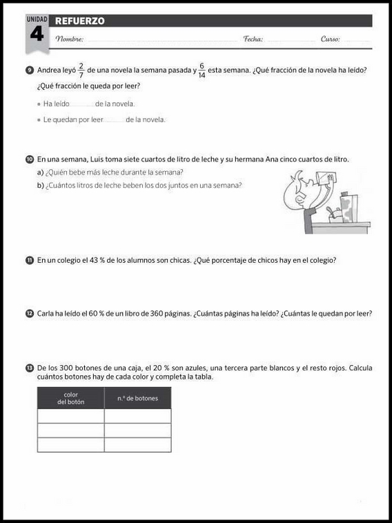 Exercícios de matemática para crianças de 10 anos 80