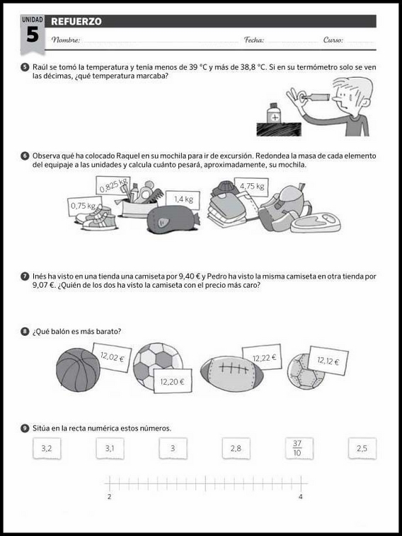 Entraînements de mathématiques pour enfants de 10 ans 82