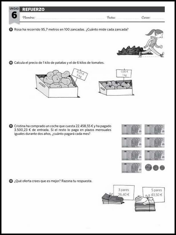 Maths Practice Worksheets for 10-Year-Olds 85