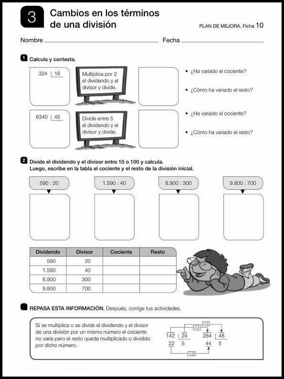 Révisions de mathématiques pour enfants de 10 ans 100