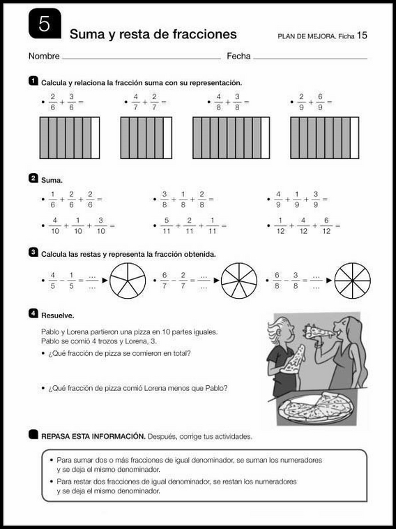 Mathe-Wiederholungsblätter für 10-Jährige 105