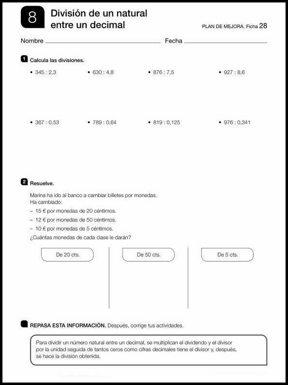 Maths Review Worksheets for 10-Year-Olds 118