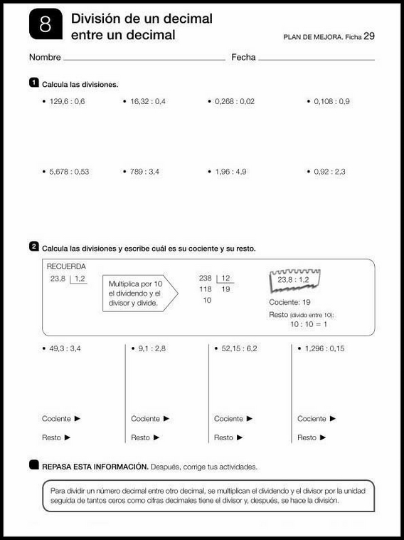 Maths Review Worksheets for 10-Year-Olds 119