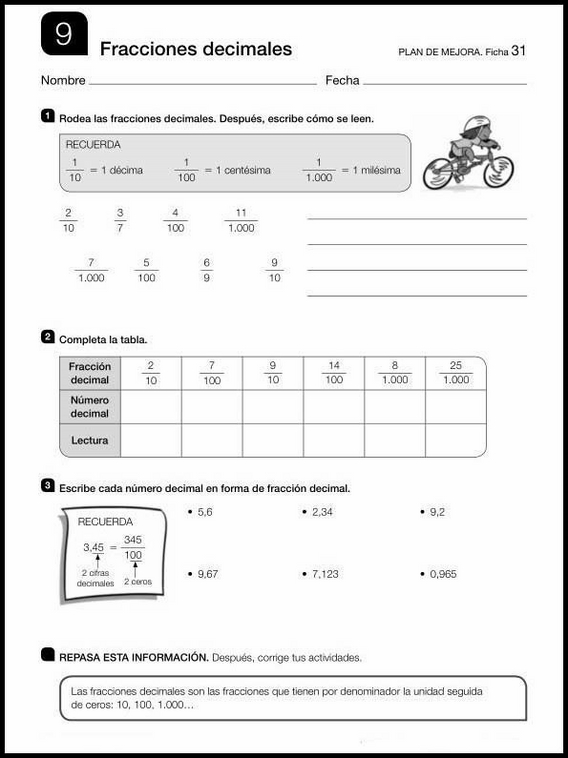 Mathe-Wiederholungsblätter für 10-Jährige 121