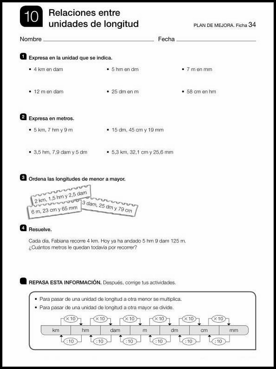 Révisions de mathématiques pour enfants de 10 ans 124