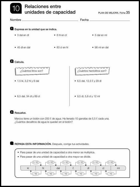 Maths Review Worksheets for 10-Year-Olds 125