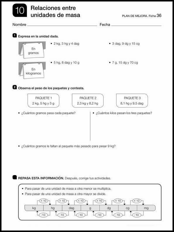 Révisions de mathématiques pour enfants de 10 ans 126