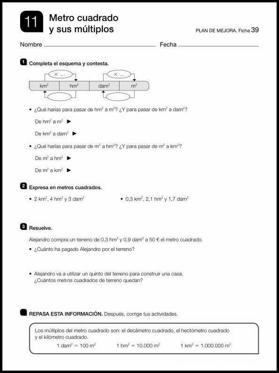 Révisions de mathématiques pour enfants de 10 ans 129