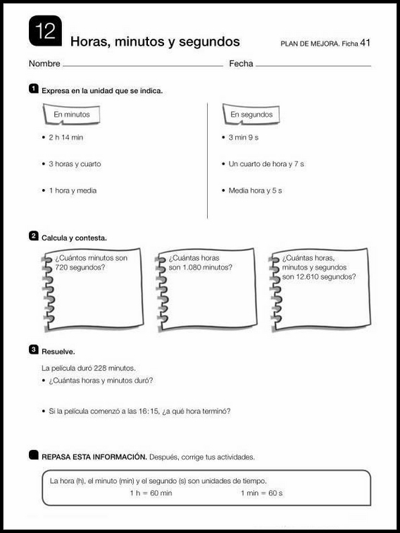 Revisões de matemática para crianças de 10 anos 131