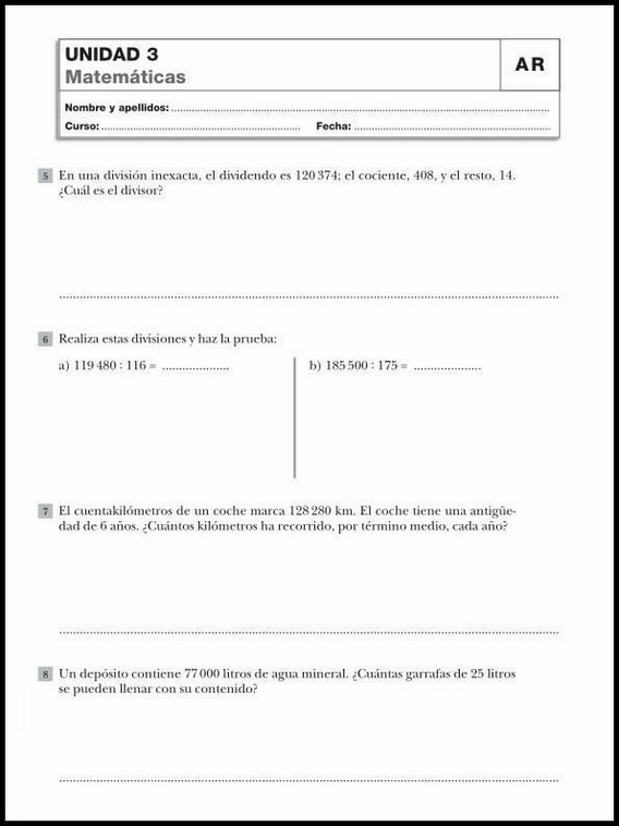 Maths Review Worksheets for 10-Year-Olds 14