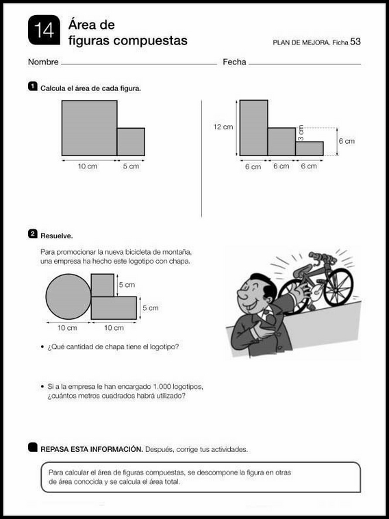 Revisões de matemática para crianças de 10 anos 143