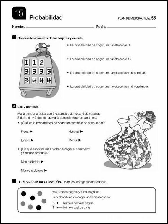 Revisões de matemática para crianças de 10 anos 145