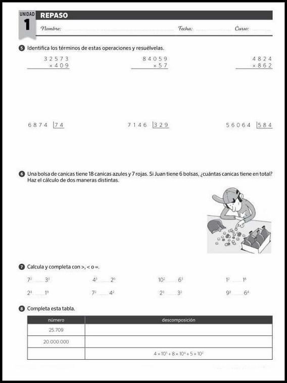 Maths Review Worksheets for 10-Year-Olds 148