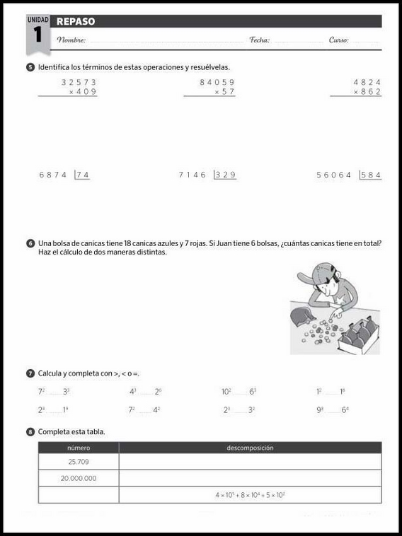 Mathe-Wiederholungsblätter für 10-Jährige 148