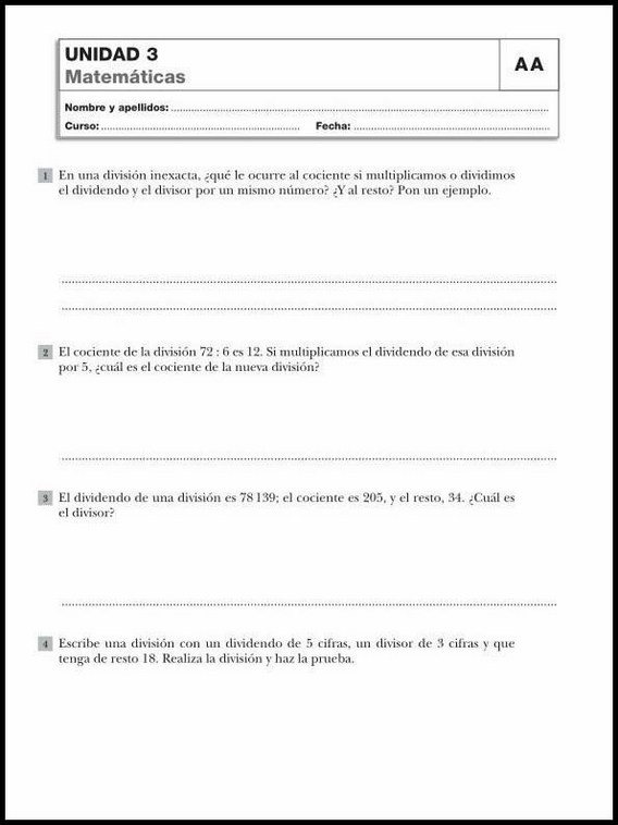 Revisões de matemática para crianças de 10 anos 15