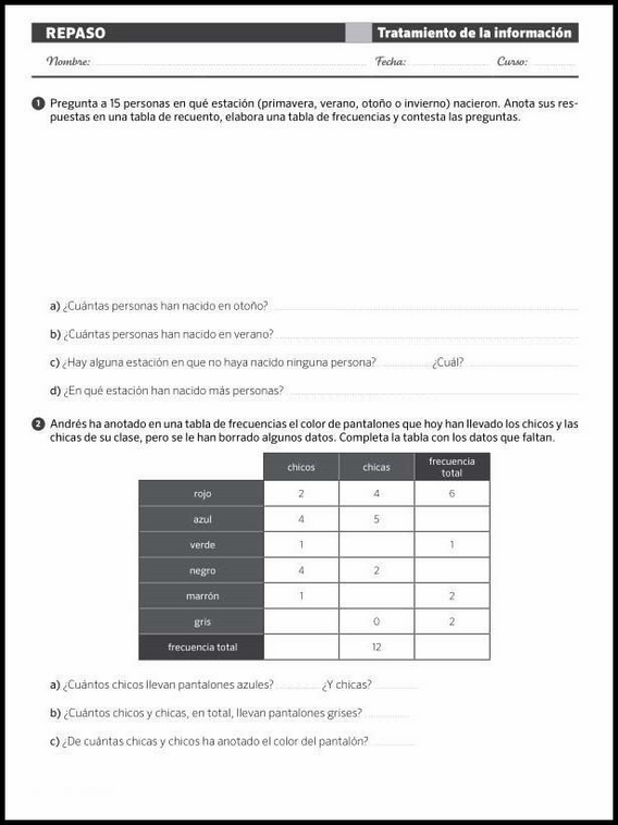 10-vuotiaiden matematiikan kertaamistehtäviä 153