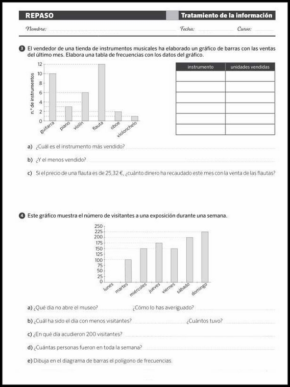 Révisions de mathématiques pour enfants de 10 ans 154