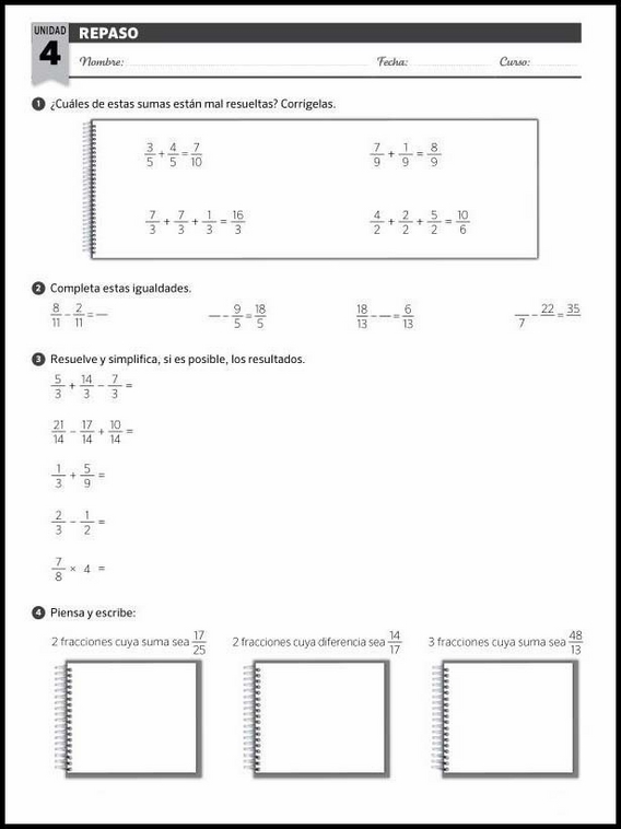 Revisões de matemática para crianças de 10 anos 158