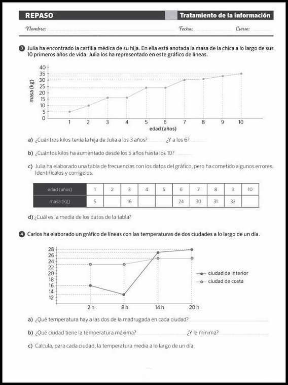 Maths Review Worksheets for 10-Year-Olds 169