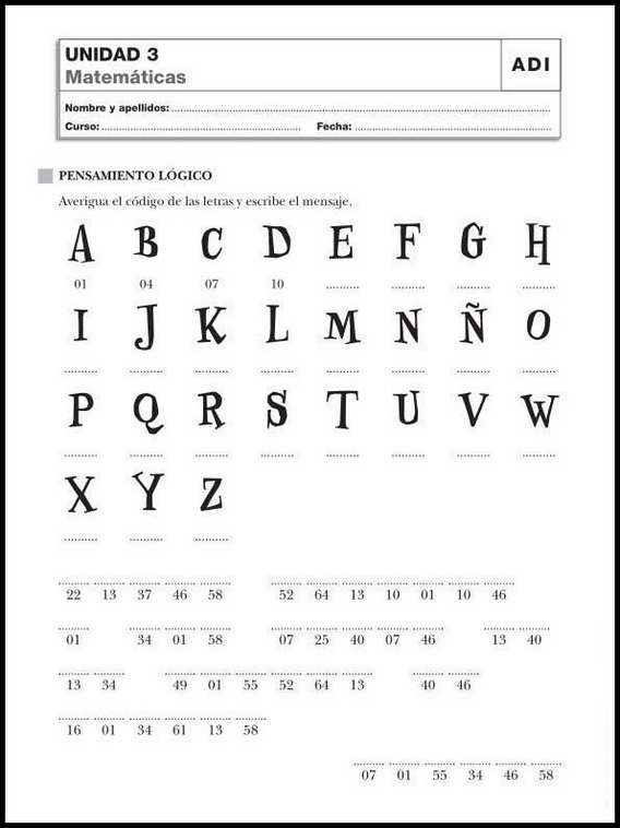 Revisões de matemática para crianças de 10 anos 17