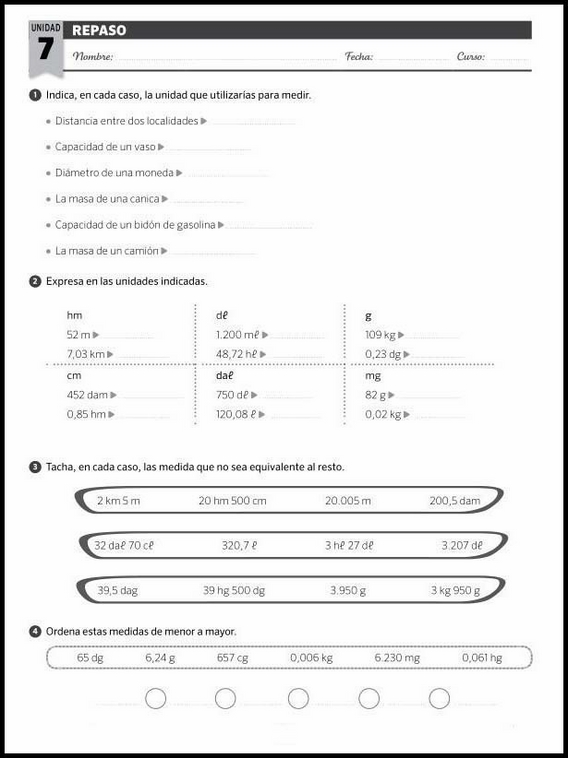 10 años 5º Educacion Primaria Repaso 170